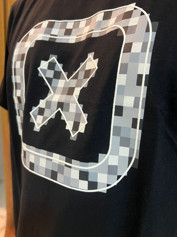 CAMISETA CUSTOM REGULAR ESTAMPADA 192075 - 0002-PRETO