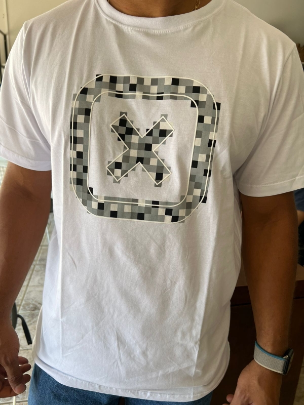 CAMISETA CUSTOM REGULAR ESTAMPADA 192075 - 0001-BRANCO