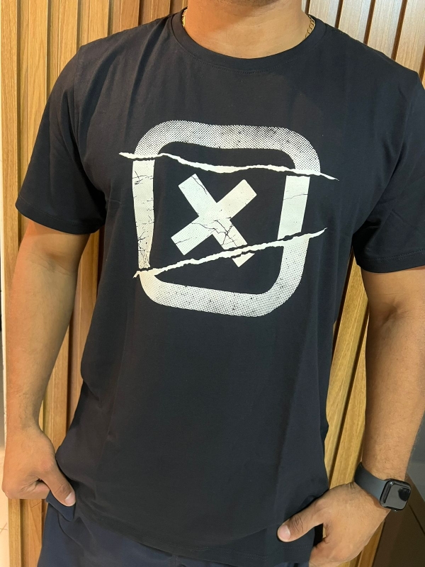 CAMISETA CLASSIC REGULAR ESTAMPADA 192060 - 0002-PRETO