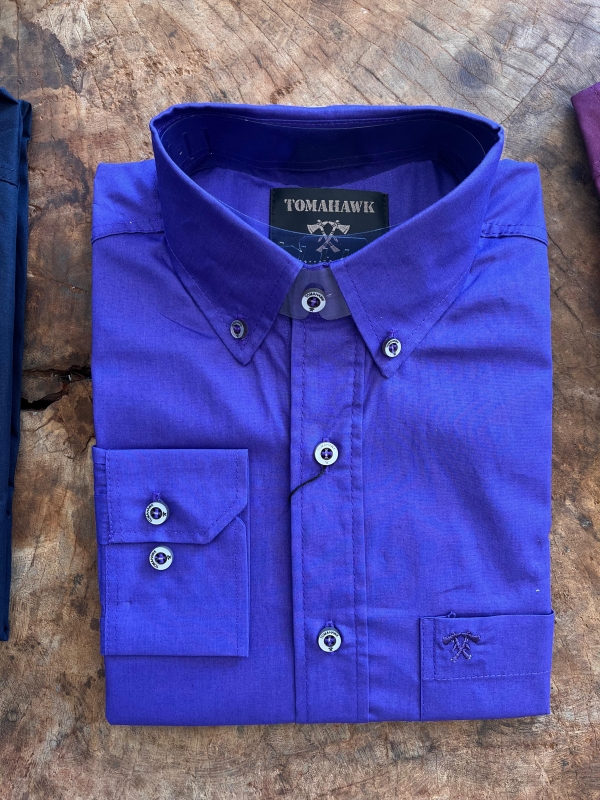 CAMISA TMK MASC MANGA LONGA REF 3101 AZUL