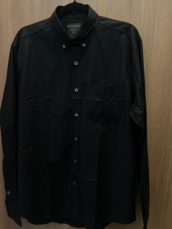 CAMISA TMK MASC MANGA LONGA REF 3101 PRETO