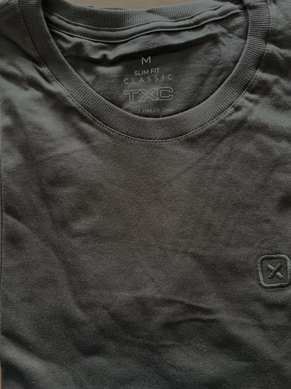 CAMISETA CLASSIC MC BORDADO 4981 - 0002-PRETO TXC