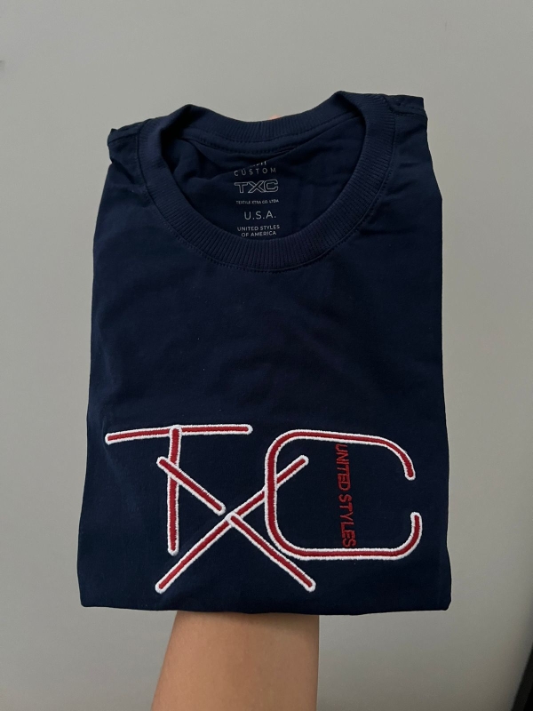 CAMISETA CUSTOM BORDADO 50844 - 0035-MARINHO
