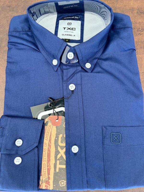 CAMISA CLASSIC ML LISA 2692L - 0035-MARINHO
