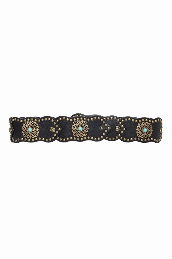 CINTO BOHO COM PEDRA TURQUESA SH51-GM1019 - Imagem 2