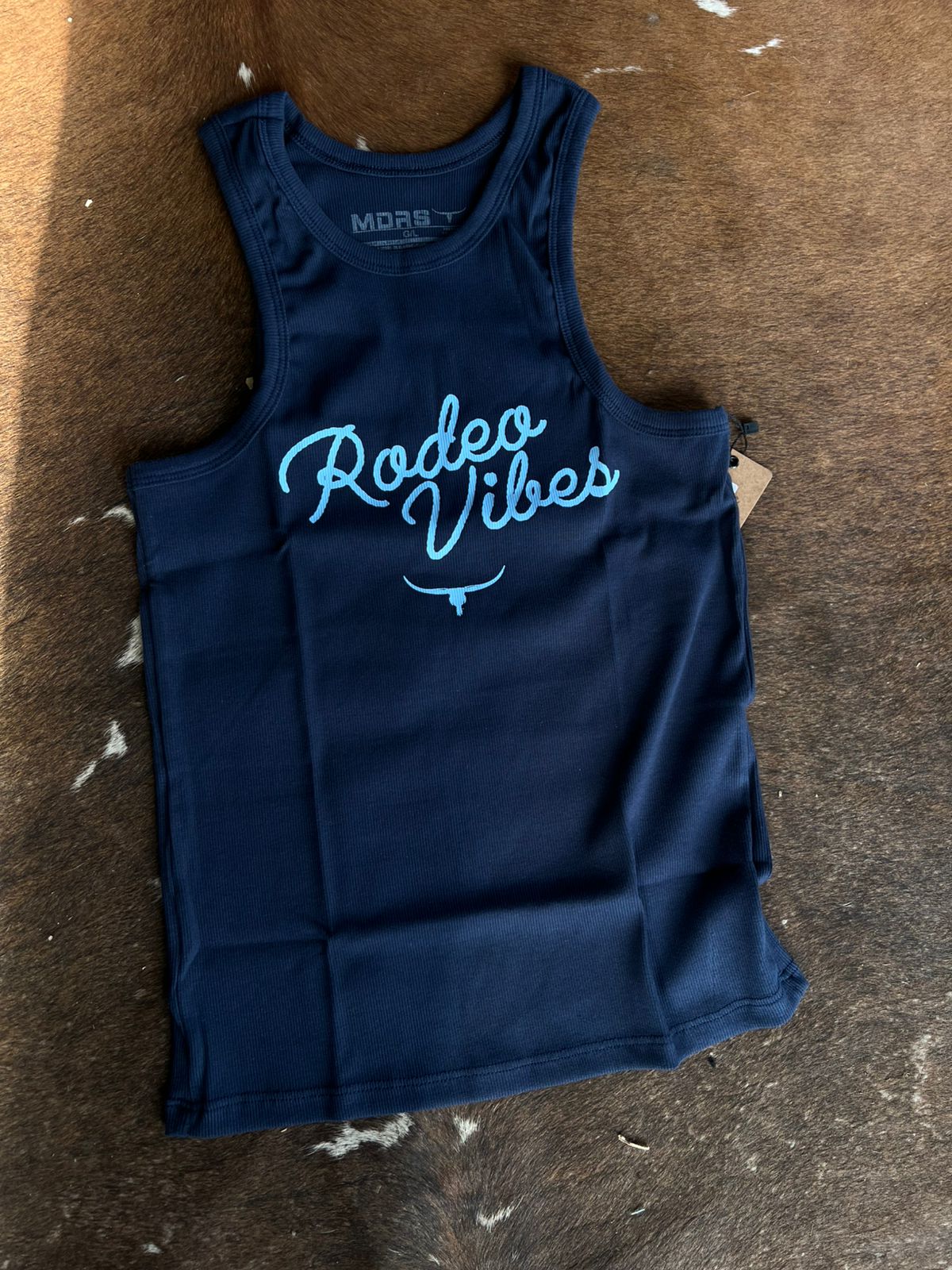 REG143 REGATA DALLAS AZUL CAPRI SILK "RODEO VIBES" AZUL BB