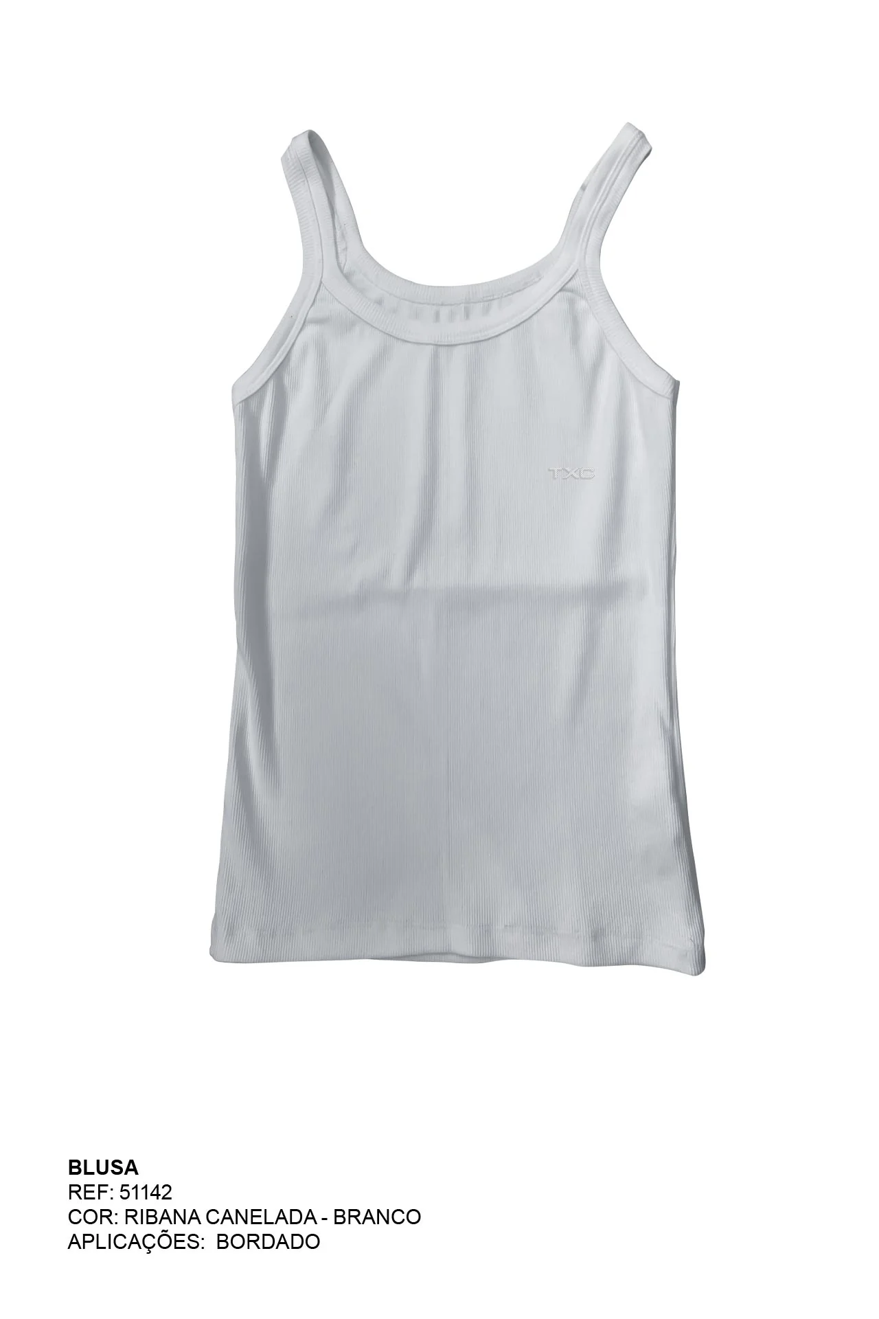 REGATA ALCINHA CANELADA BORDADA 51142 - 0047-OFF WHITE