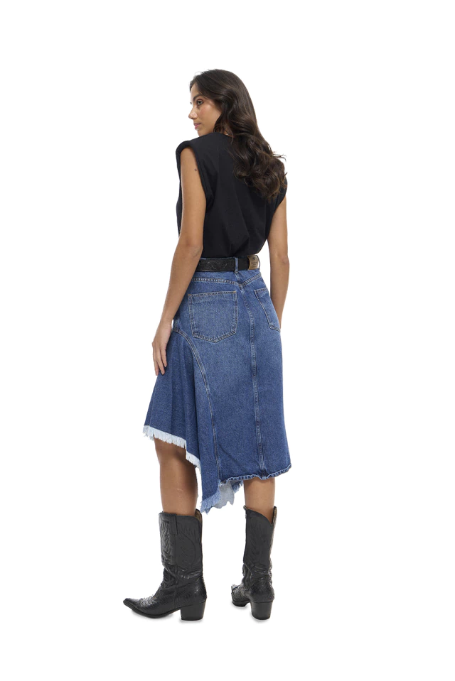 SJL06 - SAIA MIDI JEANS SELFF - Imagem 2