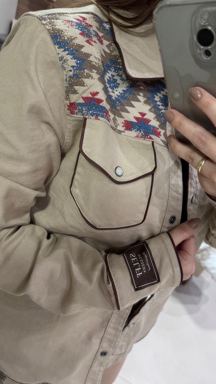 CML20 - CAMISA FEMININA SARJA NAVAJO