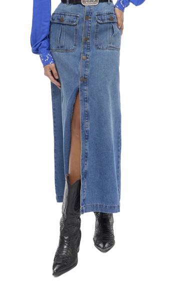 SJL03 - SAIA FEMININA WESTERN BOLSO FOLE