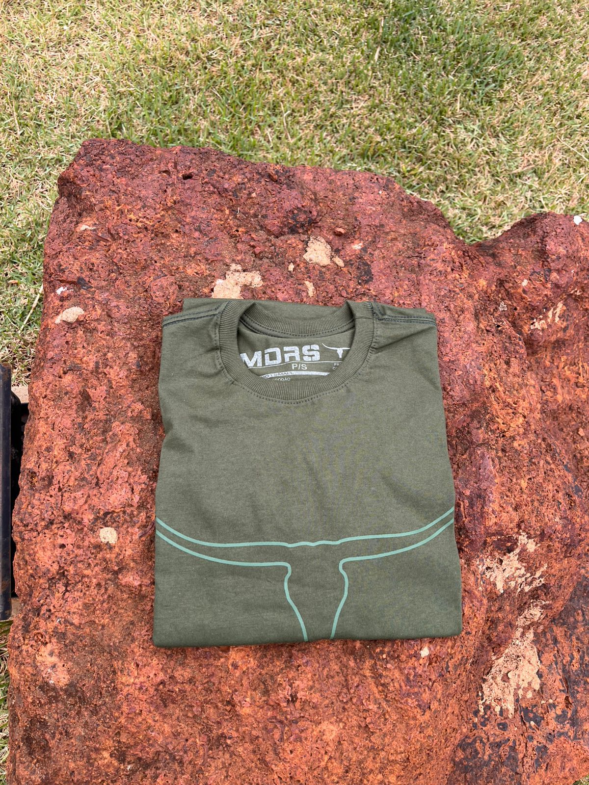 CAMISETA VERDE SILK LONGHORN MC869