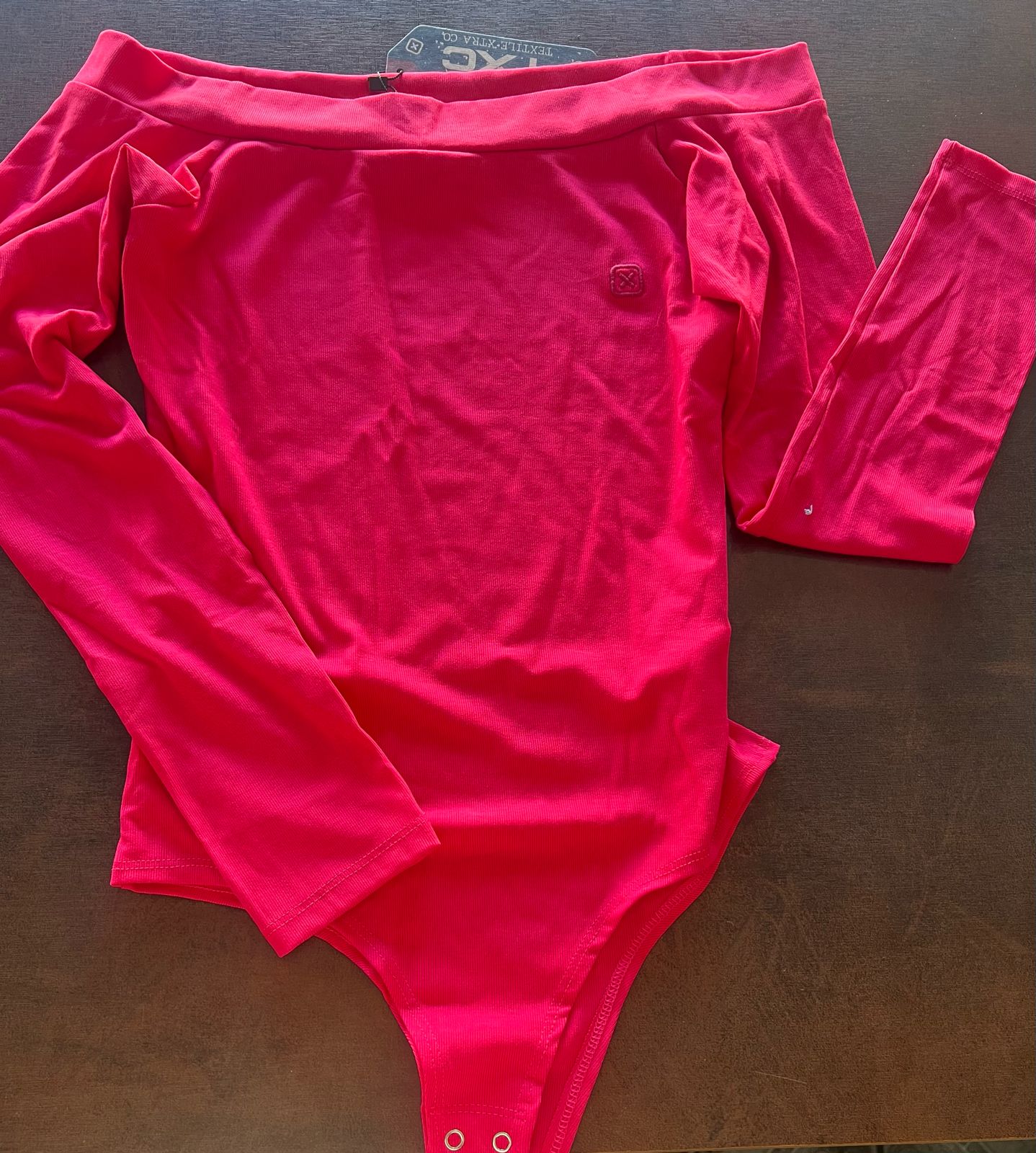 BODY CUSTOM ML BORDADO 50773 - 0052-ROSA - Imagem 2