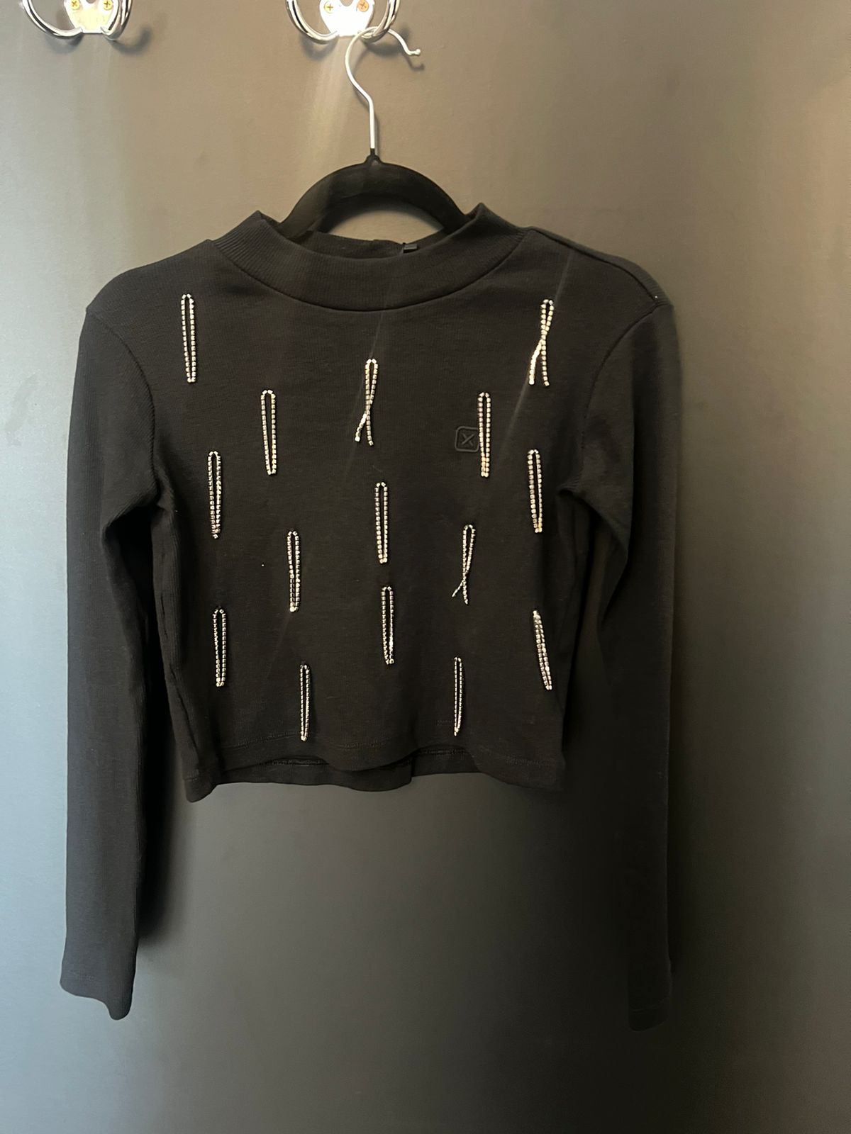 CROPPED CUSTOM APLICADO ML 50868 - 0002-PRETO - Imagem 2