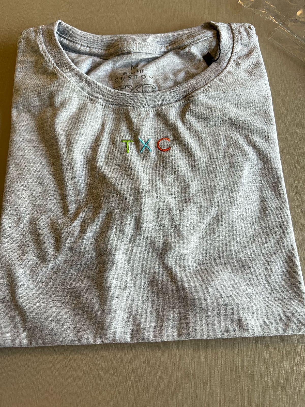 CAMISETA CUSTOM MC BORDADA 50807 - 0086-MESCLA MEDIO