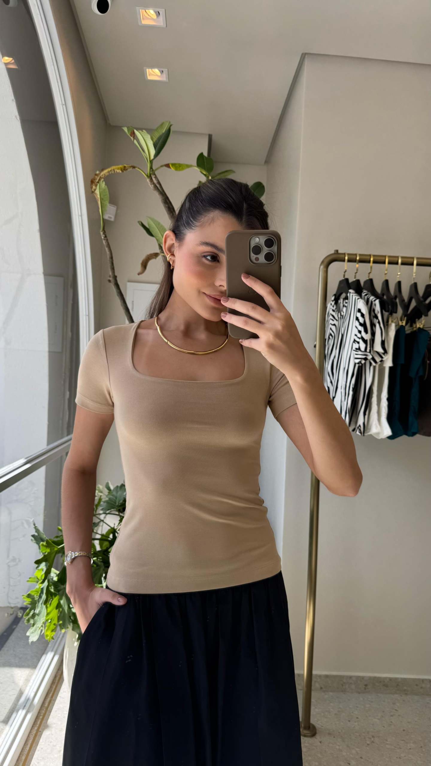 BLUSA CLASSIC DUPLA - DOCE DE LEITE