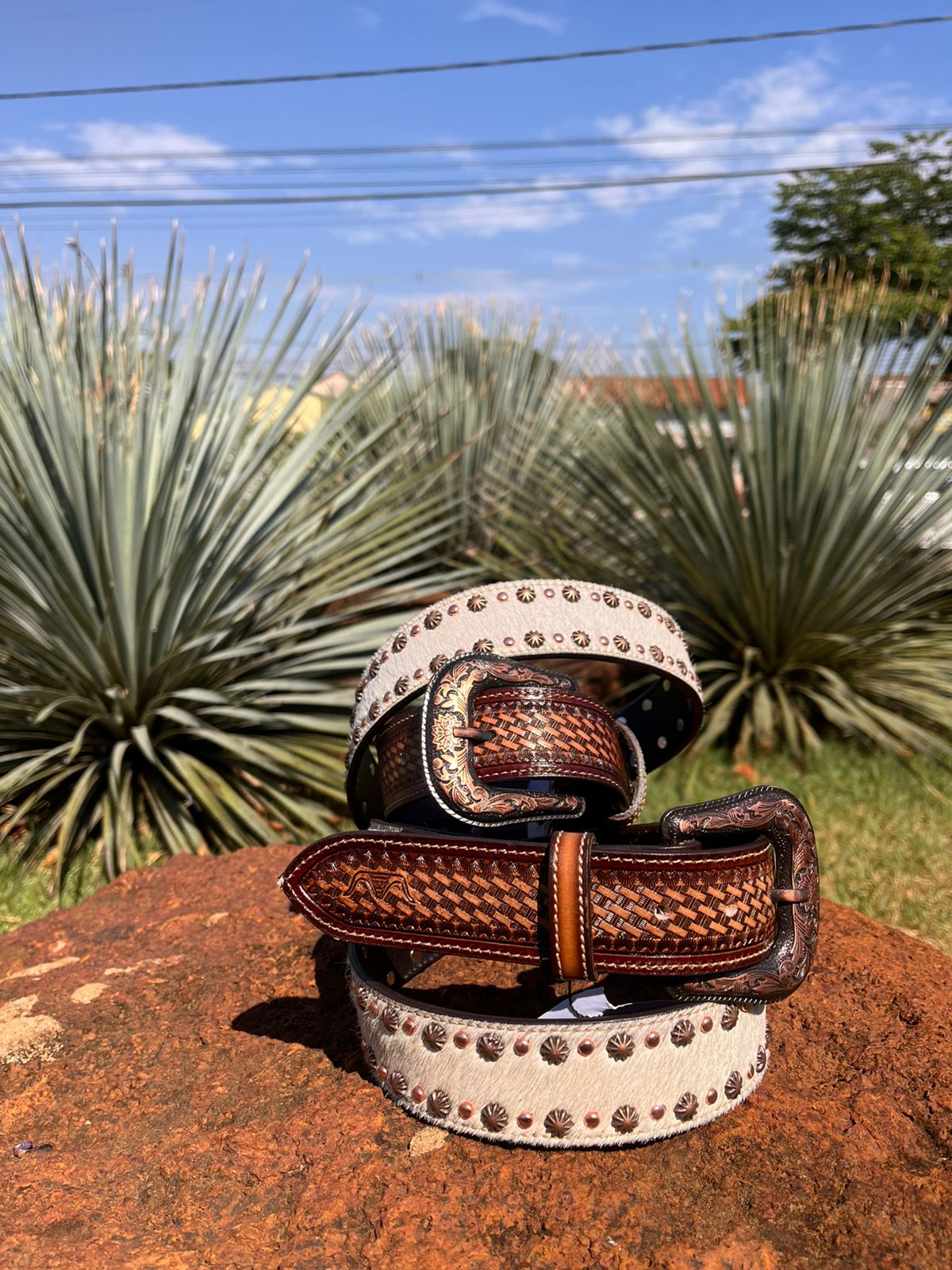 CINTO COURO FEMININO PELO CRAVO ESTRELA PY-8012