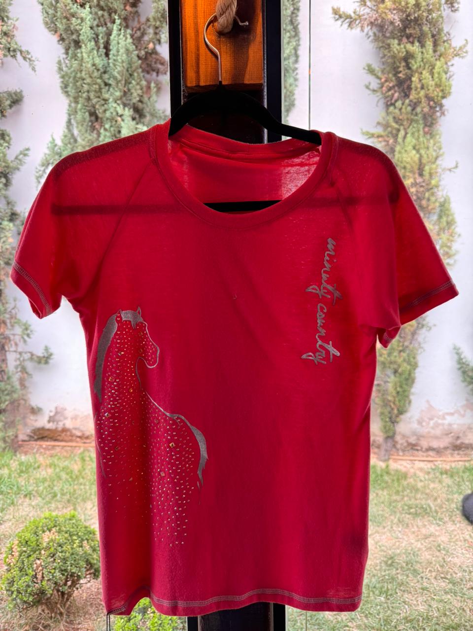 REF. 1406 T- SHIRT FEM. THERMO VERMELHO