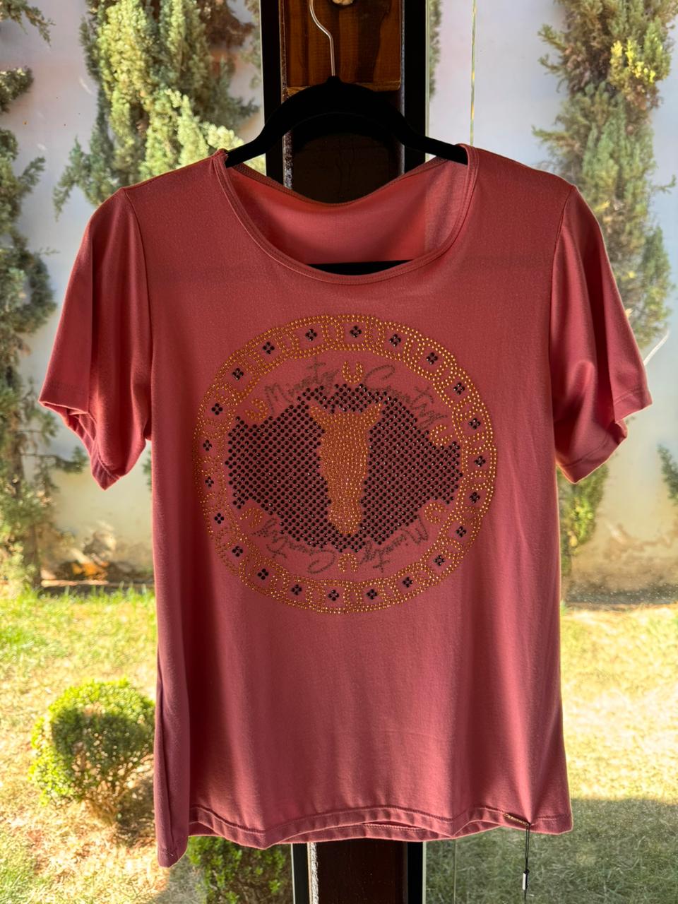 REF. 1560 T-SHIRT  FEM ROSA