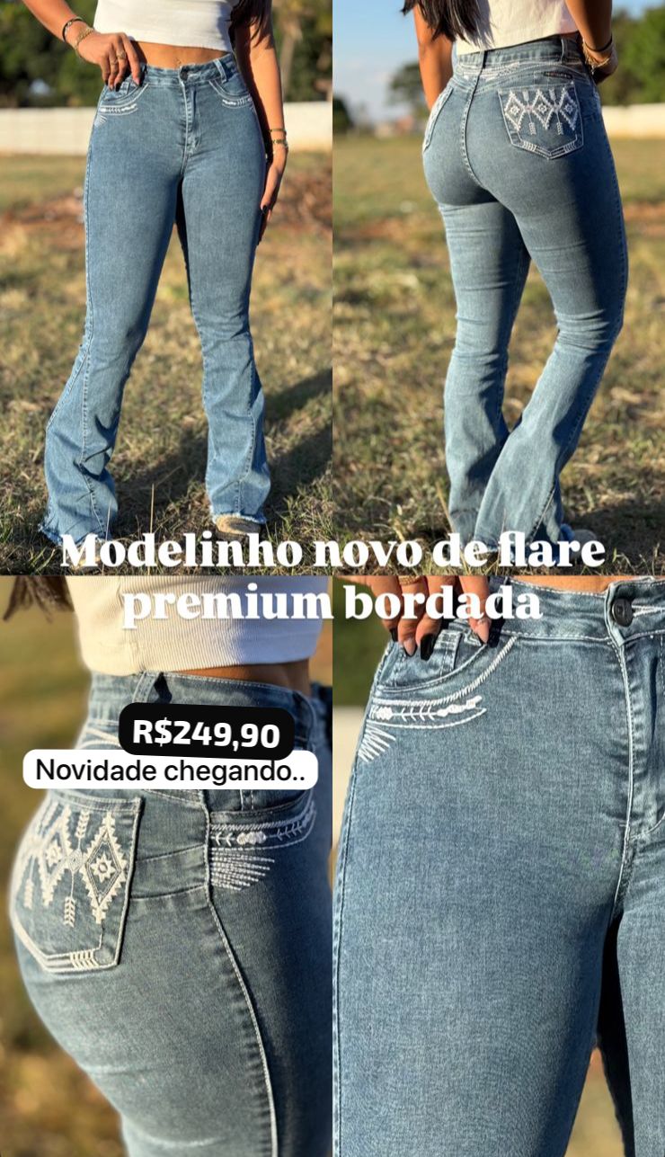 CALÇA BORDADA - Imagem 2