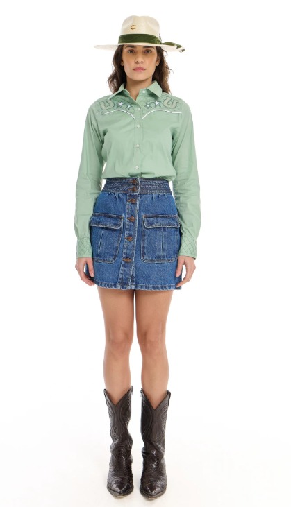 CML30 - CAMISA FEMININA BORDADA