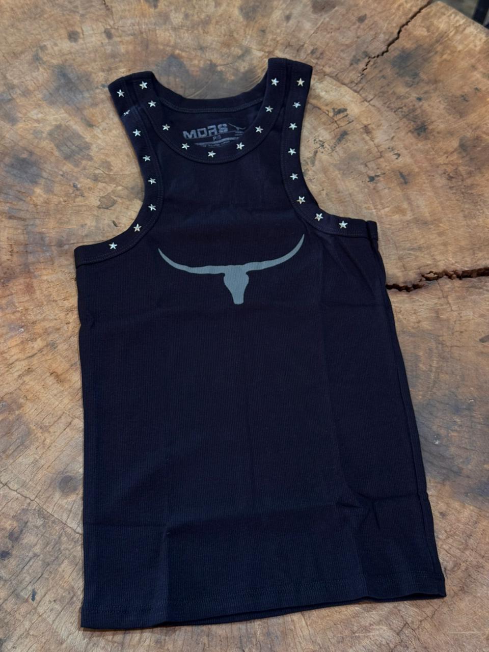 REG146 REGATA DALLAS PRETO ESTRELA SILK CINZA