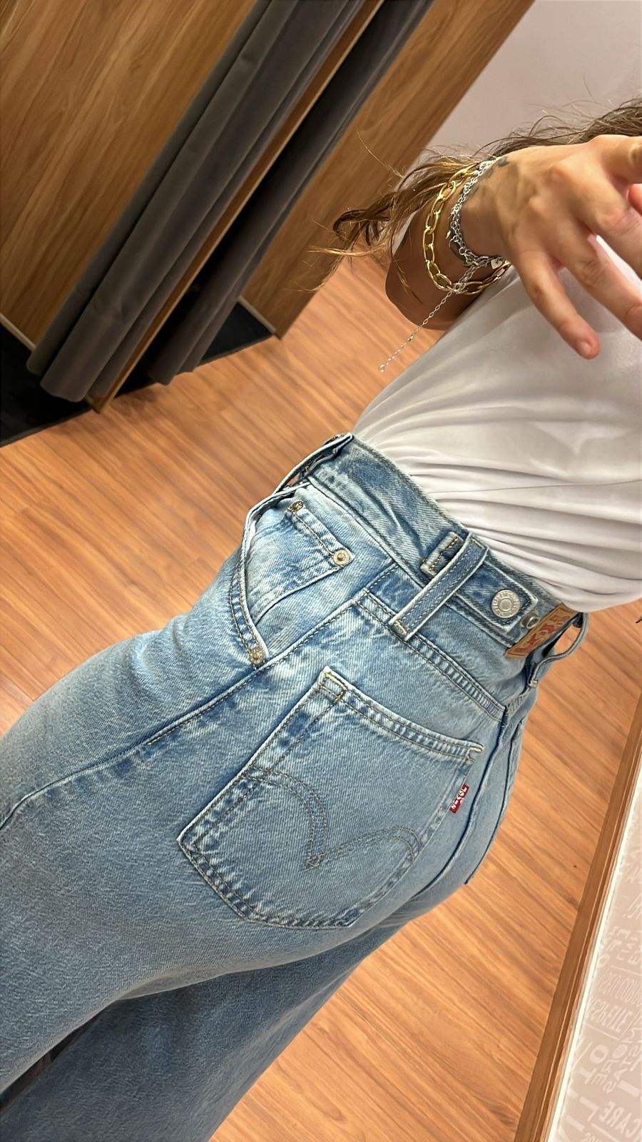 CALCA JEANS FEMININA LEVIS CINCH BAGGY - Imagem 2