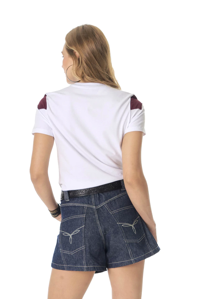 TS150 T-SHIRT FEM COWGIRL PIN UP - Imagem 2