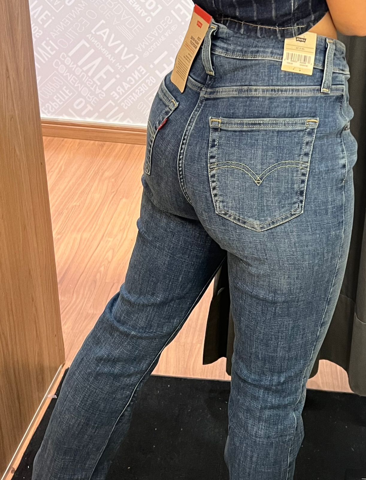 CALCA JEANS 725 HIGH-RISE BOOTCUT 187590121