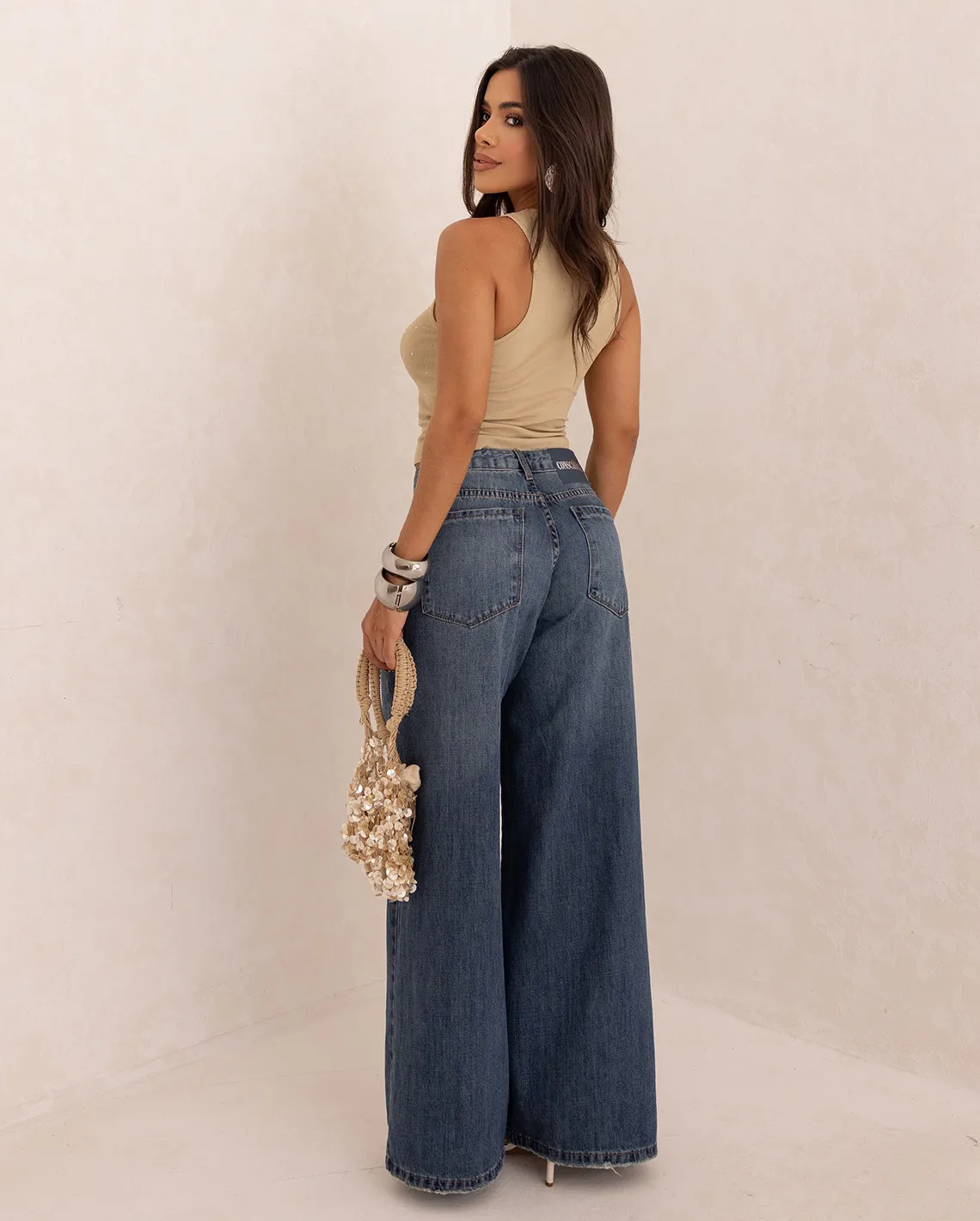 CALCA JEANS FEM WIDE RELAXED 25377 - Imagem 2