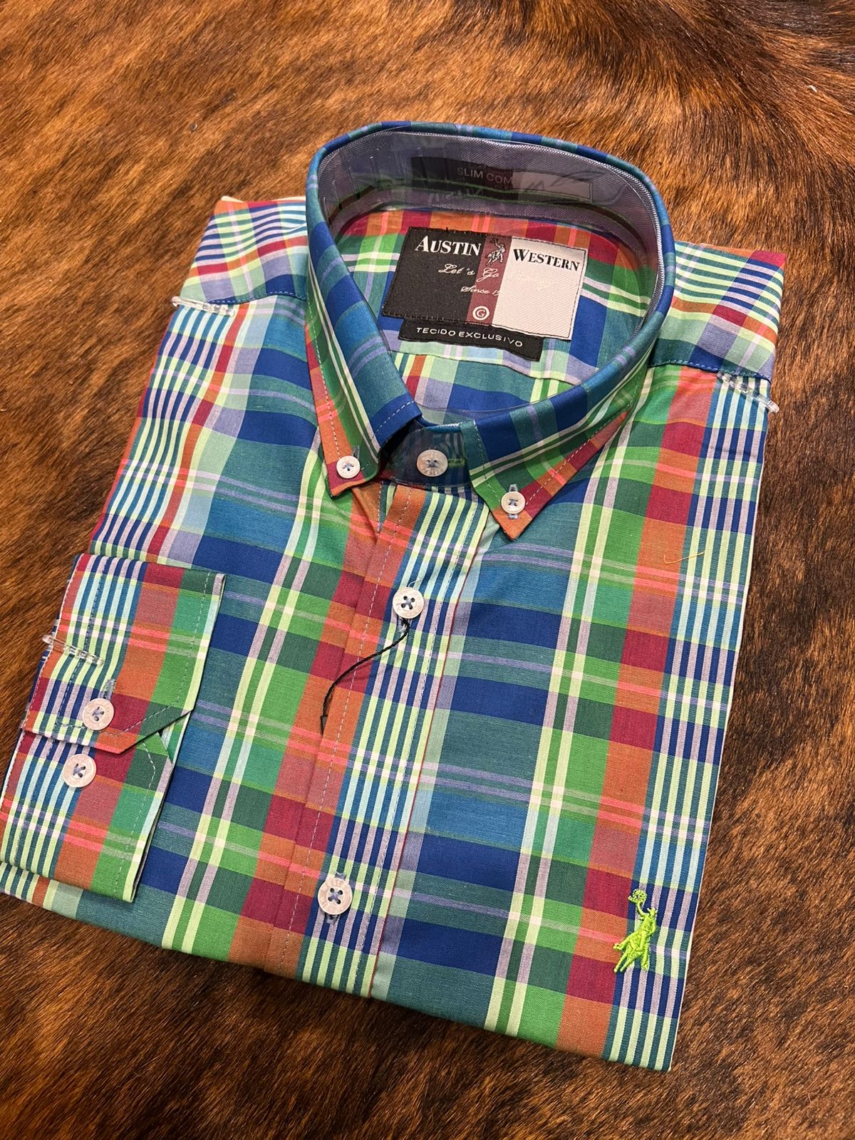CAMISA M/L AUSTIN WESTERN XADREZ