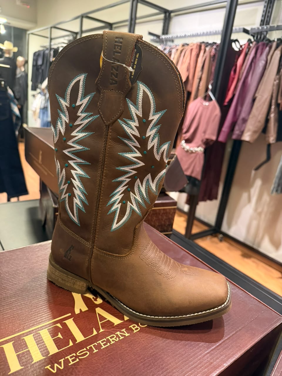 Bota Turquesa Borne Binhao Solado Madeira 62526
