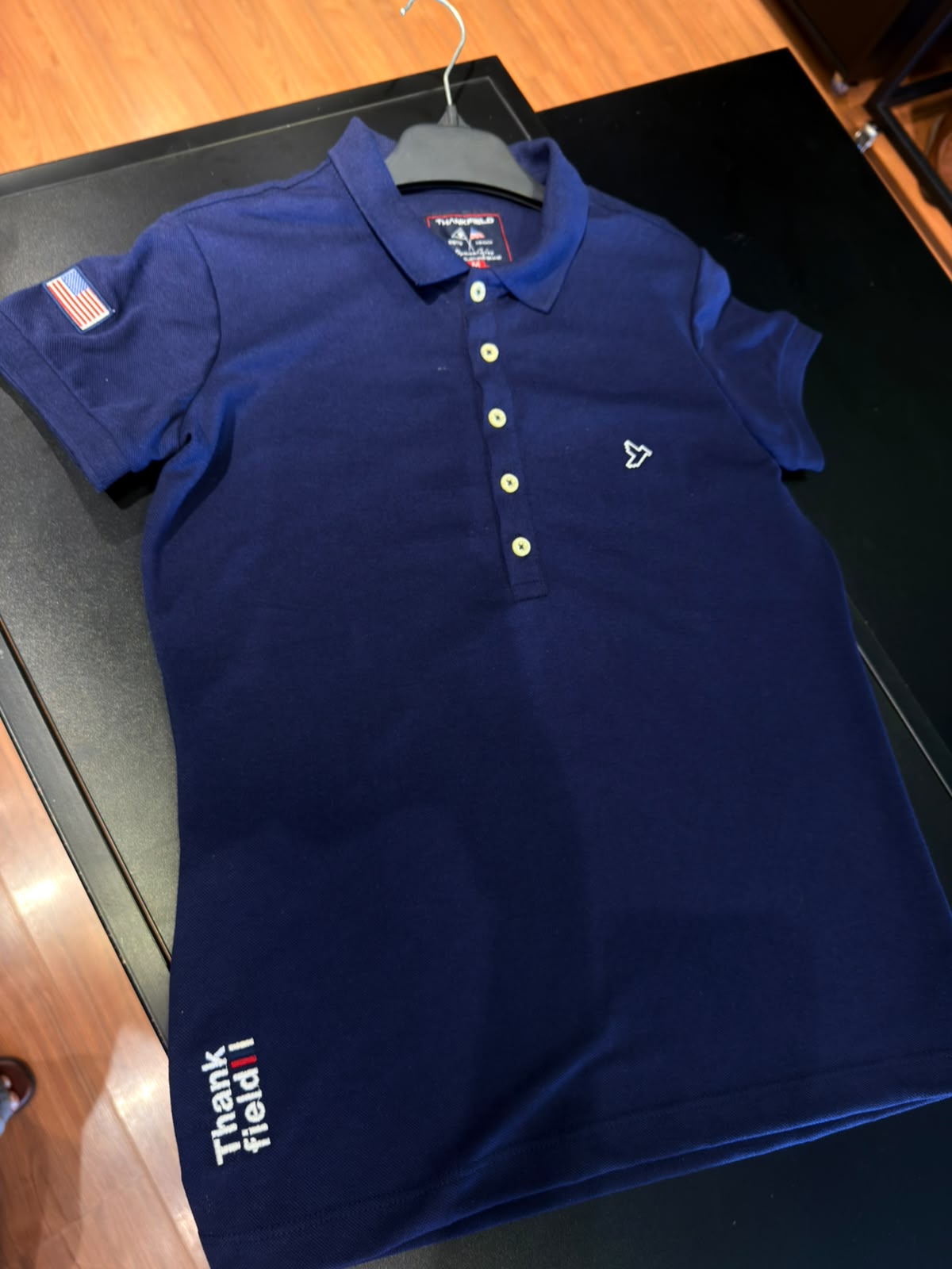 CAMISA POLO FEMININA TKF 1916 AZUL